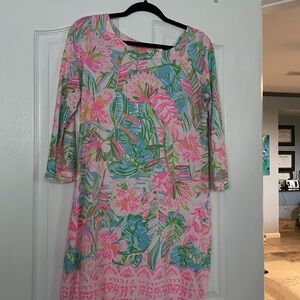 Lily Pulitzer-Pink and Green Dress